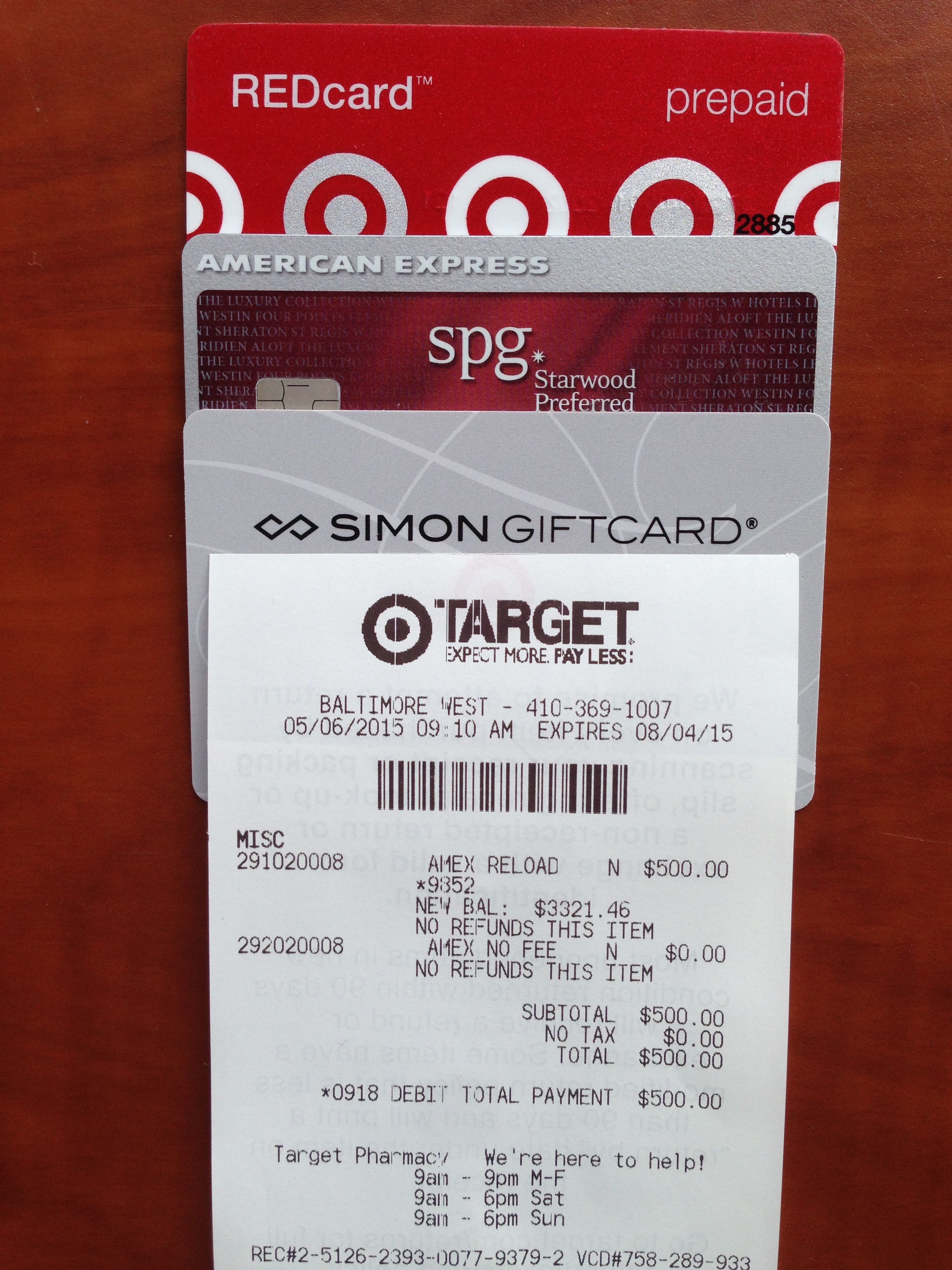 target prepaid gift card visa balance