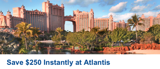 $250 Airfare Discount With Atlantis, Paradise Island