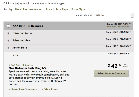 Mistake Rate: Fairmont Newport Beach Suite for $42 Next Summer