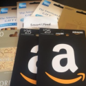 a group of gift cards