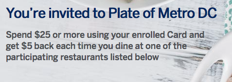 Amex Offer $5 Credit On $25, Every Time You Dine