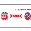 a gift card with a few logos