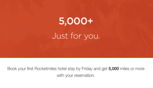 Rocketmiles 5,000 Point Bonus Thru July 3rd