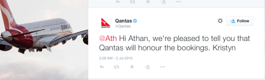 Qantas To Honor Hot $444 RT Australia To LAX 