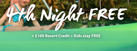 Hilton 4th Night Free + $100 Credit