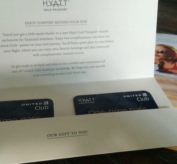 My Hyatt Diamond Packet Arrived; What's In It?