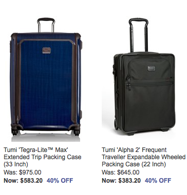 Nordstrom: Good Deals On Tumi & More