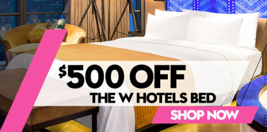 $500 Off a W Hotels Bed