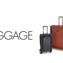 a group of luggage bags