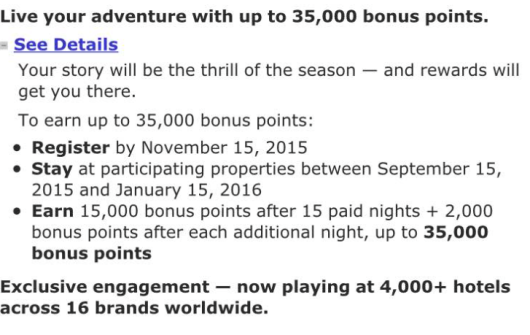 Marriott MegaBonus Register Now: Up To 35k Bonus