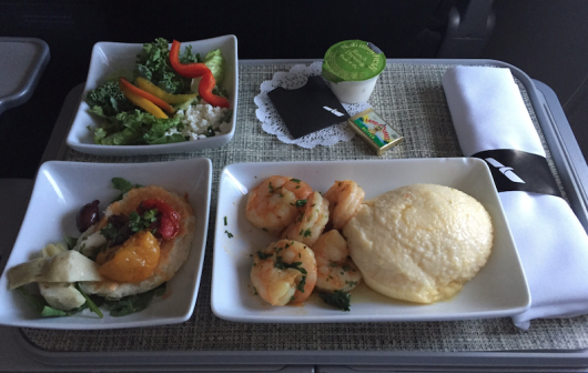 Review: American Airlines First Class Meal