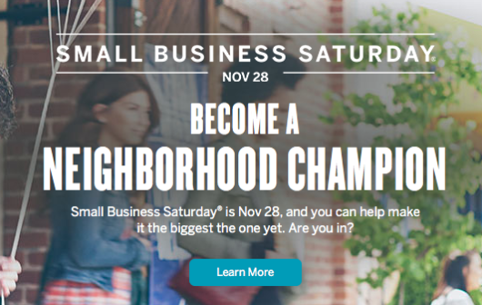 Small Business Is Saturday Nov 28, Are You Ready?