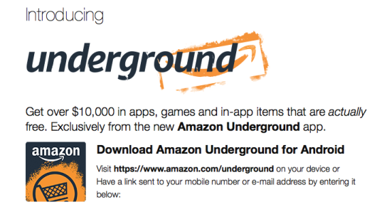 471 Free Apps, Games With New Amazon Underground App