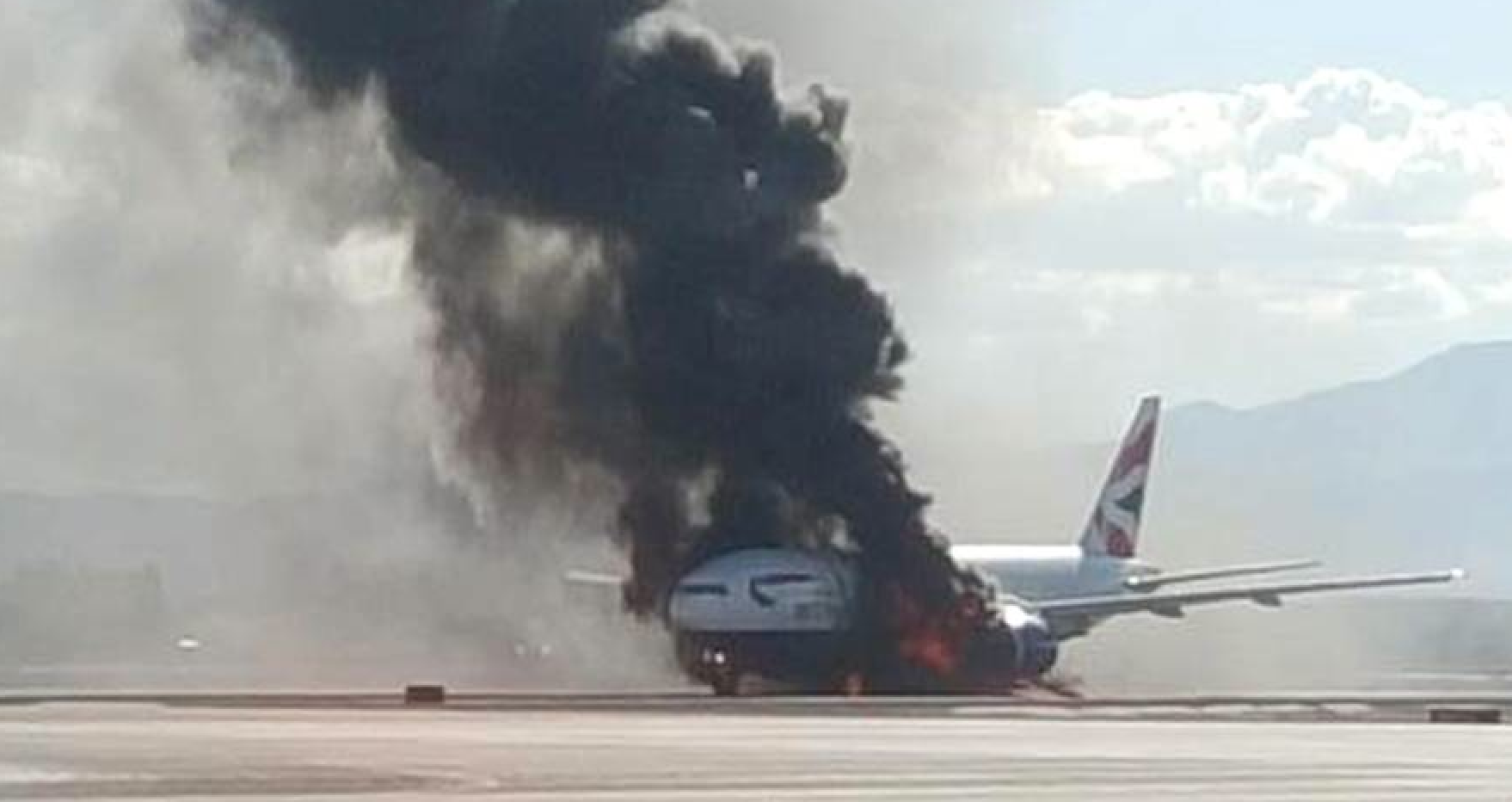 British Airways 777 Plane Fire Due to Engine Failure in Las Vegas - Points Miles ...1758 x 932