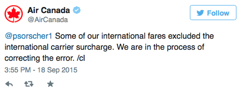 Air Canada To Honor Mistake International Fares From $150!