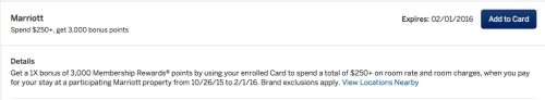 New Amex Offer For You, Marriott 3k Bonus Points!