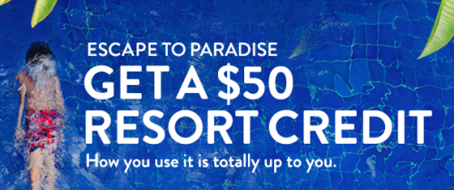 Hilton Promo $50 Daily Resort Credit 