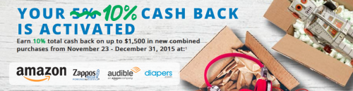 Chase Freedom: 10% Cash Back Promo At Amazon!