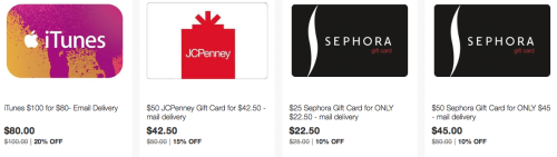Discounted Gift Cards & Up To 4x eBay Bucks Promotion (Targeted)