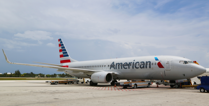 a large airplane parked on a tarmac