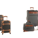 a group of luggage bags