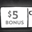 a white rectangular sign with a dollar sign