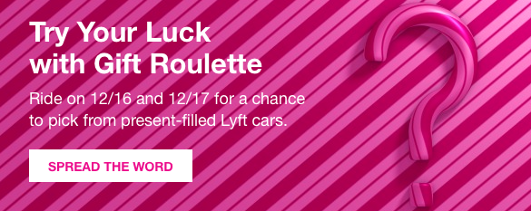 Lyft Gift Roulette Cars - Win Prizes Today!