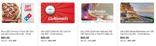 Round Up Of Discounted Gift Cards