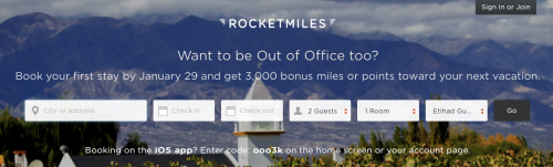 RocketMiles 3,000 Bonus Miles Or Points