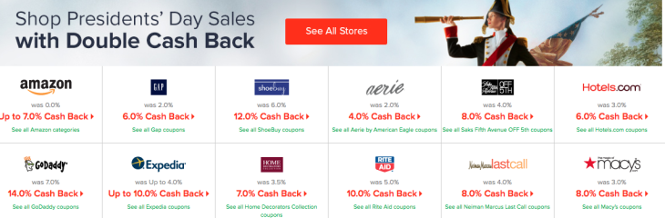 Ebates Offering Double Cash Back 