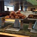 a group of breads on a counter