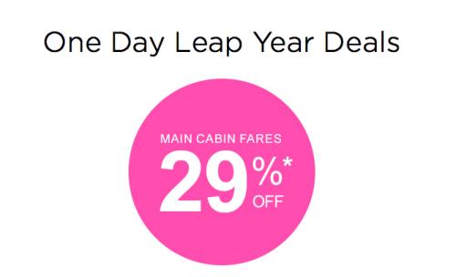 29% Off Virgin America Promo Ends Tonight!