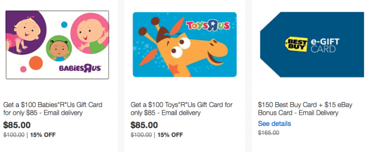 Tons Of Discounted Gift Cards Up To 25% Off!