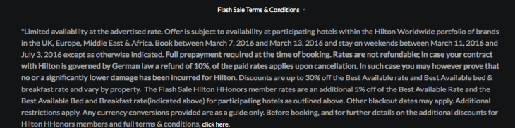 Hilton 7 Day Flash Sale Save 35% Off!