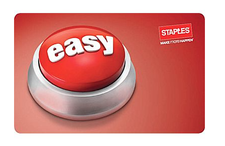 Hot Deal On Staples Gift Cards!