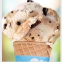 a close up of an ice cream cone