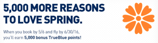 JetBlue 5,000 Bonus Points Every Flight (Targeted)