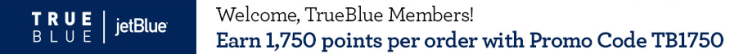 1,750 JetBlue Points With 1-800Flowers Promo