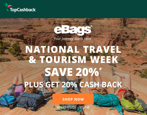 Sweet Triple Dip eBags With Amex And TopCashBack!