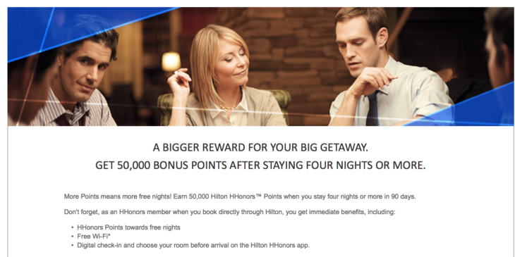 Earn Up To 50,000 Bonus Hilton HHonors Points
