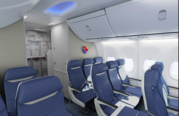 Southwest Airlines New Interior And Seats Almost Ready To