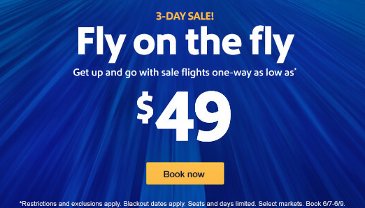 Deal Alert Southwest Airlines $49 Fares!