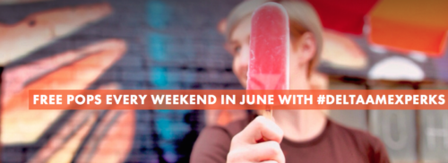 a person holding a popsicle