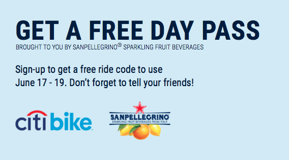 Free Citi Bike Day Passes