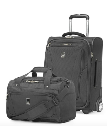 a pair of luggage bags