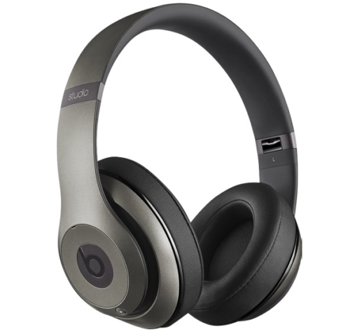 a pair of headphones on a white background