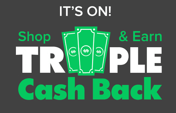 Ebates Triple Cash Back 