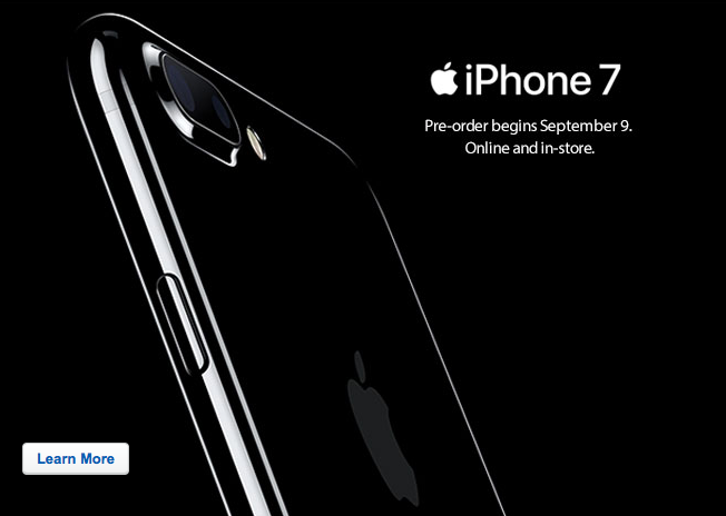 iPhone7 Pre-Order Starts Tomorrow!