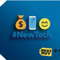 a blue and yellow logo