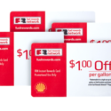 a group of red and white gift cards